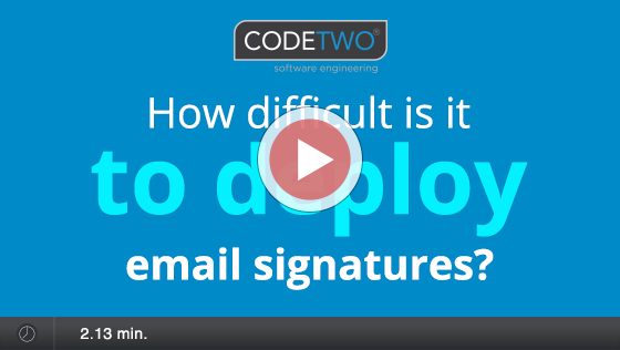 Deploying email signatures - video