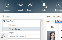 After importing user photos into Microsoft 365, you can easily search them using the application's filter feature.